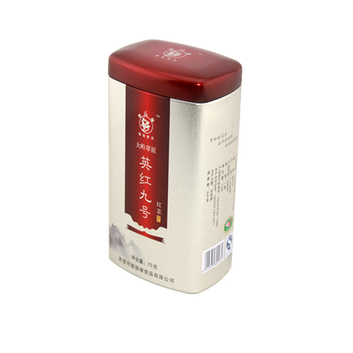 75g black tea tin can