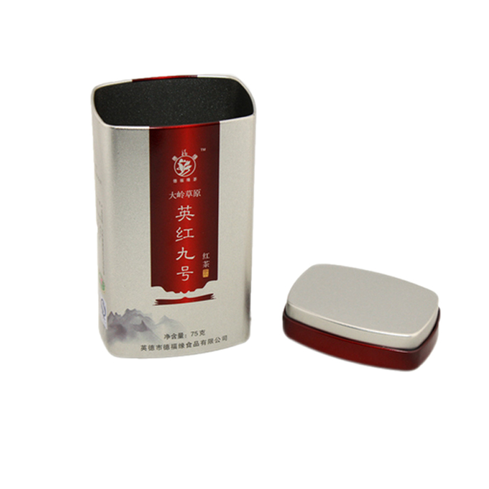 75g black tea tin can