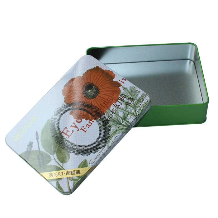 cosmetics gift tin box