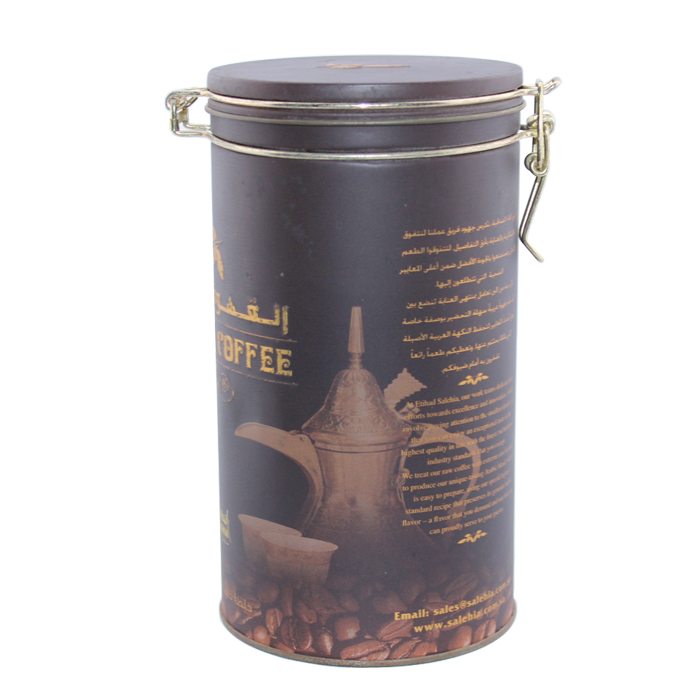 round coffee tins wholesale