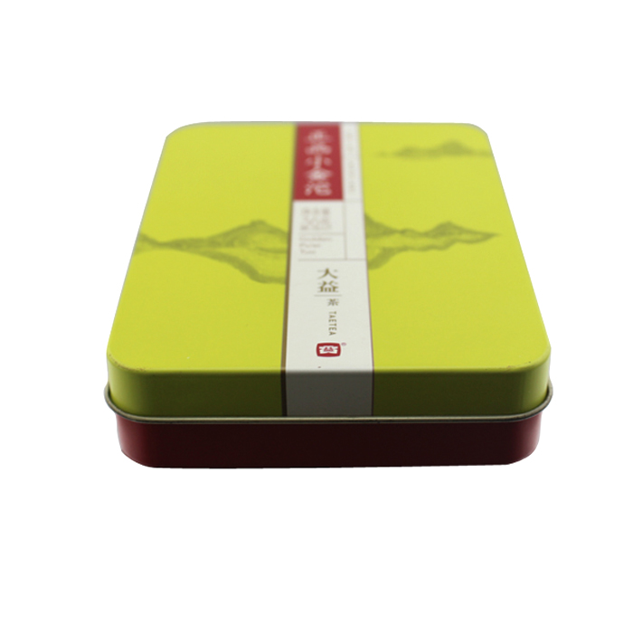 portable tea tin case