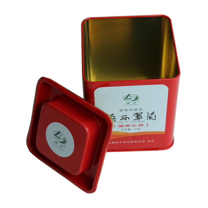 0.25mm square tea can