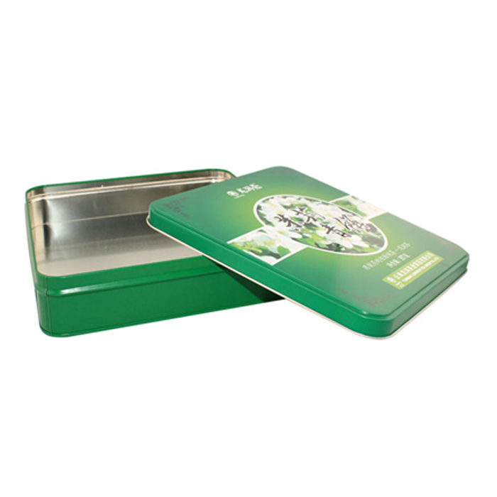 square jasmine tea tins