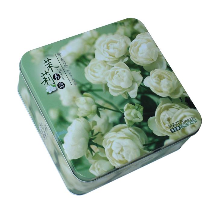 tea square tin boxes