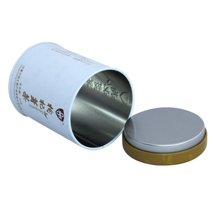 cylinder bulk tea tin