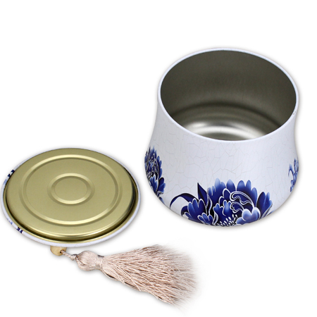 metal decorative tins for tea packaging